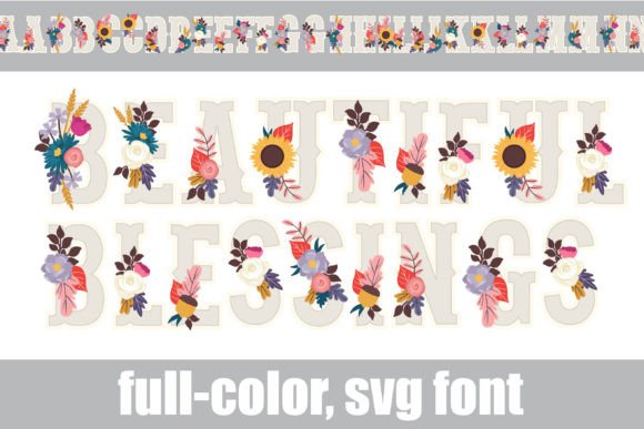 Beautiful Blessings: A Thanksgiving Serif for Colorful Design
