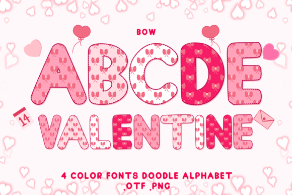 Bow: The Adorable Color Font for Valentine's and Beyond