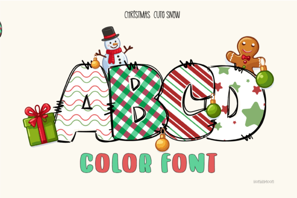 Christmas Cute Snow: A Font for Festive Designs