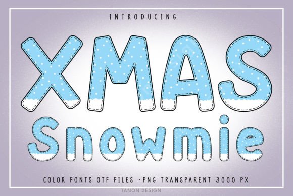 Christmas Snowmie: A Festive Display Font for Your Holiday Designs
