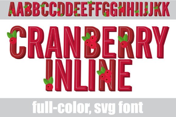 Cranberry Inline: A Bold, Modern Typeface for Impactful Designs