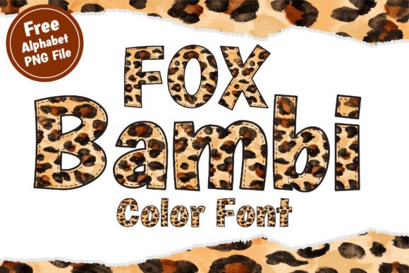 Fox Bambi: A Vibrant Color Font for Creative Projects