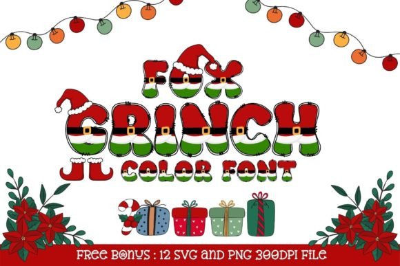 Fox Grinch: A Playful Font for Holiday Designs