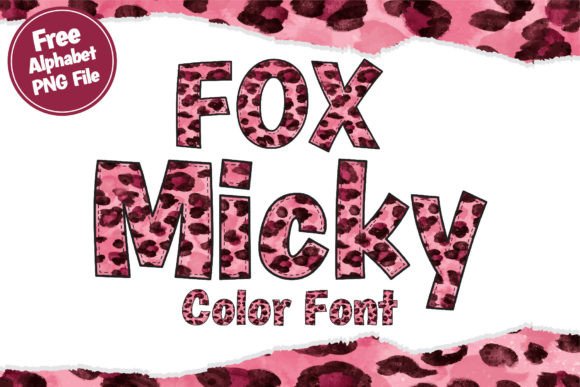 Fox Micky: A Colorful Display Font for Creative Projects