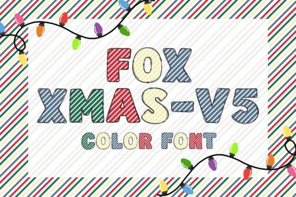 Fox Xmas-v5: Your Go-To Festive Display Font