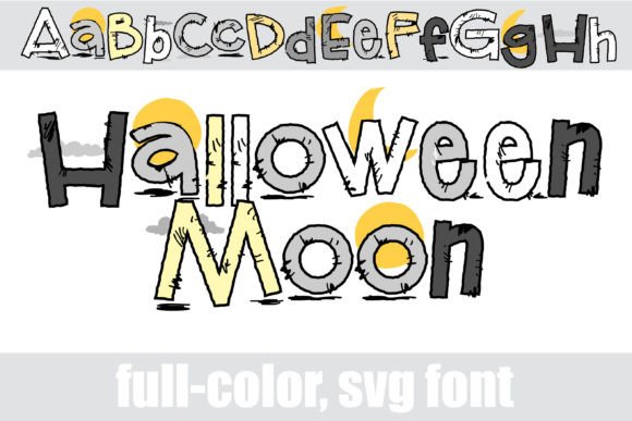 Halloween Moon: A Creative Font for Spooky & Fun Designs