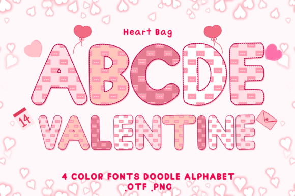 Heart Bag: A Color Font to Make Your Designs Sing