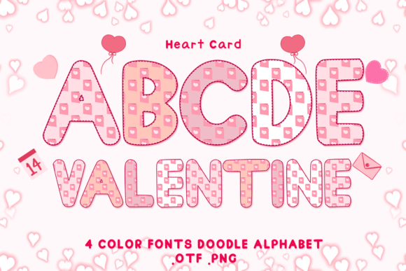 Heart Card: A Color Font for Valentine's and Beyond