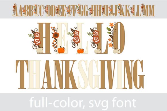 Hello Thanksgiving: The Creative Font for Festive Designs
