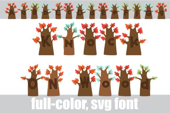 Knock on Wood: A Fresh Take on Autumn Typography