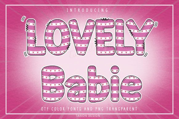 Lovely Babie: A Valentine Font for Modern Projects