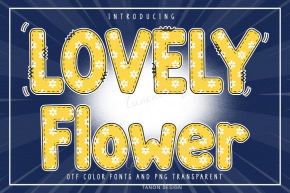 Lovely Flower: A Creative Font for Heartfelt Designs