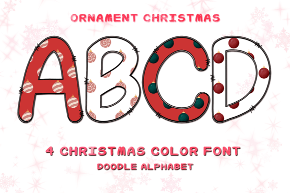 Ornament: Adorable Color Fonts for Festive Designs