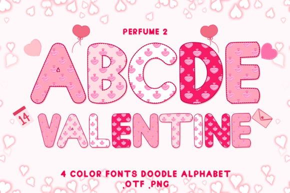 Perfume 2: Adorable Color Fonts for Valentine’s & Beyond